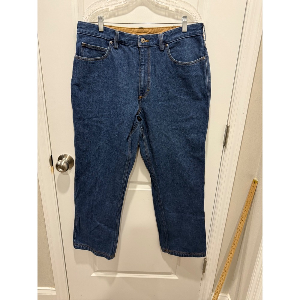 Duluth Trading Co Men Jeans Gusseted Crotch Blue 36x30